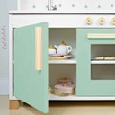 Ver imagem 5 de Kit Cozinha Infantil com Geladeira e Máquina de Lavar - Verde Claro