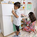 Ver imagem 4 de Kit Cozinha Infantil com Geladeira e Máquina de Lavar - Verde Claro