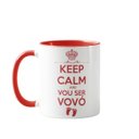 Ver imagem 1 de Caneca Personalizada Anúncio de Gravidez para Avó Keep Calm