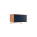 Ver imagem 3 de Armário Aéreo de Cozinha 70cm com 1 Porta Basculante Domus Espresso Móveis Marrom/Nogal/Royal