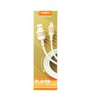 Ver imagem 1 de Cabo Lightning Moxom Mx-cb124 3a (1 Metro) Branco