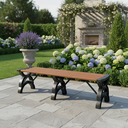 Ver imagem 7 de Banco em Madeira Plástica Ecológica sem Encosto para Jardim