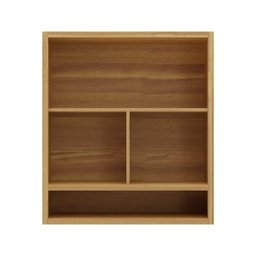 Armário Aéreo de Cozinha 80cm com 2 Portas Basculantes e Nicho 100% MDF Vicenza Espresso Móveis - 3