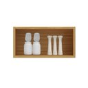Ver imagem 3 de Armário Aéreo de Cozinha 80cm 1 Porta Basculante 100% MDF Vicenza Espresso Móveis Branco/Amêndoa