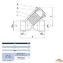 Ver imagem 4 de Filtro Tipo Y Industrial de 3/4 de Latão Forjado com Tela em Aço Inox Alta Durabilidade Ivm Italy