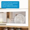 Armário Aéreo de Cozinha 120cm 2 Portas Basculantes Vidro Reflecta 100% MDF Vicenza Espresso Móveis - 8