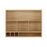 Armário Aéreo de Cozinha 120cm 2 Portas Basculantes Vidro Reflecta 100% MDF Vicenza Espresso Móveis - 5