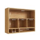 Ver imagem 6 de Armário Aéreo de Cozinha 120cm 2 Portas Basculantes Vidro Reflecta 100% MDF Vicenza Espresso Móveis