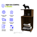 Ver imagem 3 de Mesinha Lateral Apoio de Centro Canto Aparador / Freijó