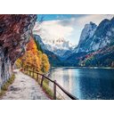 Ver imagem 2 de Papel De Parede Estrada Caminho Floresta 3D 7,50m² Nes104