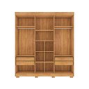 Ver imagem 2 de Guarda Roupas Casal Porto Bello Plus Cedro/areia Roupeiro