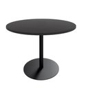 Ver imagem 3 de Mesa de Reunião Circular 110cm Pé Disco Metálico F5 Office Cor:preto