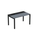 Ver imagem 1 de Escrivaninha Mesa Escritório Plataforma para 1 Pessoa com Caixa de Tomada Psc 120cm Industrial Grafito e Preto Cinza