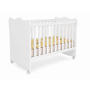Ver imagem 1 de Berço Infantil com Kit Rodizio e Colchão 60x130 Branco Qmovi