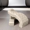 Escada Escadinha 2 Degraus para Maca Estetica Tatuagem com Almofada Clinica Suede Tkj Decorações Esc - 2