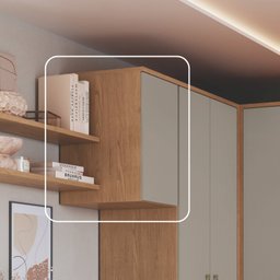 Módulo Aéreo para Quarto 1 Porta Elegance - 2