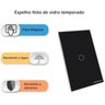 Interruptor Inteligente Wi-fi 1 Botão Touch Preto - 8