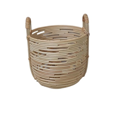 Cesto em Rattan Redondo17777 P - Mart