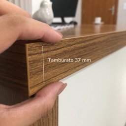Mesa para Escritório em L Chefia com 2 Portas 3 Gavetas em Tamburato Y37 - 8