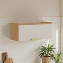 Ver imagem 1 de Armário de Cozinha para Geladeira 1 Porta Horizontal Basculante 80cm 100% MDF New Porto Itatiaia