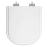 Assento Sanitario Poliester com Amortecedor Etna Branco para Vaso Icasa - 1