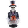 Enfeite de Resina Caveira com Cartola e Bowl Halloween - 1