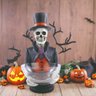 Enfeite de Resina Caveira com Cartola e Bowl Halloween - 2