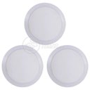 Ver imagem 1 de Kit 3 Un Plafon Redondo de Embutir Luz Fria 18w Bivoltbranco