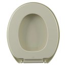 Ver imagem 4 de Assento Vaso Sanitário Tampa Oval Almofadado Bege | Astra