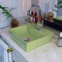 Ver imagem 5 de Cuba de Apoio Banheiro Aq33 Angular Volcano