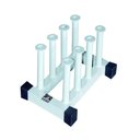 Ver imagem 2 de Suporte Barra de Chão (8 Barras) Aço e Tubo Pintado Branco