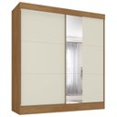 Ver imagem 4 de Guarda-roupa Casal Flex com Espelho 2 Portas 3 Gavetas Pantanal