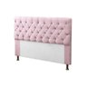 Cabeceira para Cama Box Casal 140cm Mirage c/ Capitonê Corano Rosa Claro - Dl Decor - 1