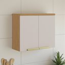 Ver imagem 1 de Armário de Cozinha 2 Portas 80cm 100% MDF Dobradiças Slow Motion New Porto Itatiaia