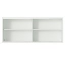 Ver imagem 6 de Armário Aéreo Madesa 2 Portas de Correr de Vidro para Cozinhas Glamy, Lux e Reims Branco Cor:Branco