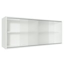 Ver imagem 4 de Armário Aéreo Madesa 2 Portas de Correr de Vidro para Cozinhas Glamy, Lux e Reims Branco Cor:Branco