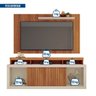 Rack com Painel para TV Até 65 Polegadas com Ripado Esmeralda  - 6