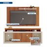 Rack com Painel para TV Até 65 Polegadas com Ripado Esmeralda  - 5