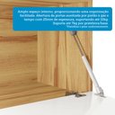 Ver mais imagens de Balcão de Cozinha 120cm com 2 Portas Basculantes 3 Gavetas e Tampo 100% Mdf Vicenza Espresso Móveis