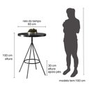 Ver imagem 6 de Mesa Bistrô Viena Preto - Salaone