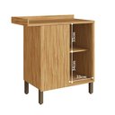 Ver imagem 5 de Balcão de Cozinha Canto Reto com 1 Porta e Tampo 100% MDF Vicenza Espresso Móveis