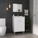 Ver imagem 1 de Conjunto para Banheiro Kit Econômico com Pés - Fabribam Gabinetes