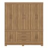 Guarda Roupa Casal 10 Portas New Murano 83530 Amêndola Touch Demóbile - 4