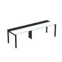 Ver imagem 2 de Estação de Trabalho Mesa Plataforma Escritório para 2 Pessoas com Caixa de Tomada PSC