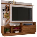Ver imagem 1 de Estante Home Theater para TV até 65 Polegadas Sala de Estar Vivaz Matte/Off White - Frade
