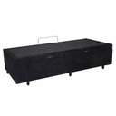Ver imagem 2 de Cama Box Baú Blindado Solteiro King Design Suede Preto 88x188x41