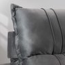 Sofa Parma Tecido 1500-05 Cinza 205cm Imperius Kuri Cinza 205cm - 7