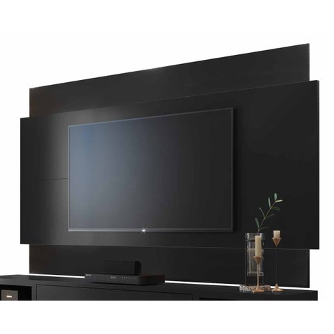 Painel para TV Delux 1.8 Preto - Móveisaqui