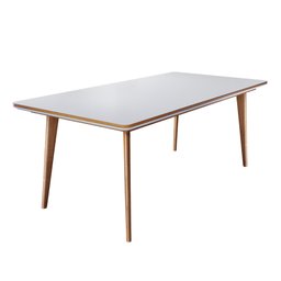 Conjunto Sala de Jantar Mesa Mad 160cm com 6 Cadeiras Debora estrutura em madeira Maciça e Tampo MDF/Vidro - 12