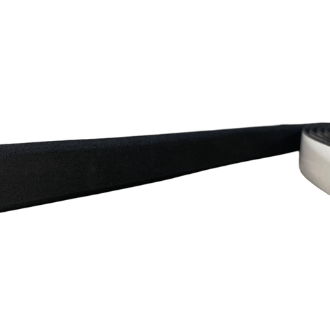 Roda Meio Painel Ripado Eva Adesivo Saturno 2,5cmx5mm 20 Mts - Preto